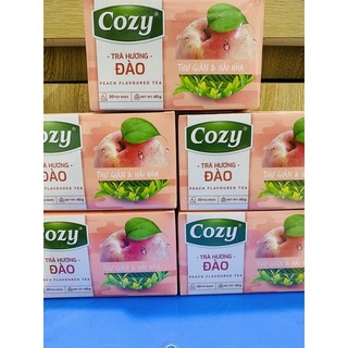 Trà Cozy HƯƠNG ĐÀO túi lọc hộp 20 gói