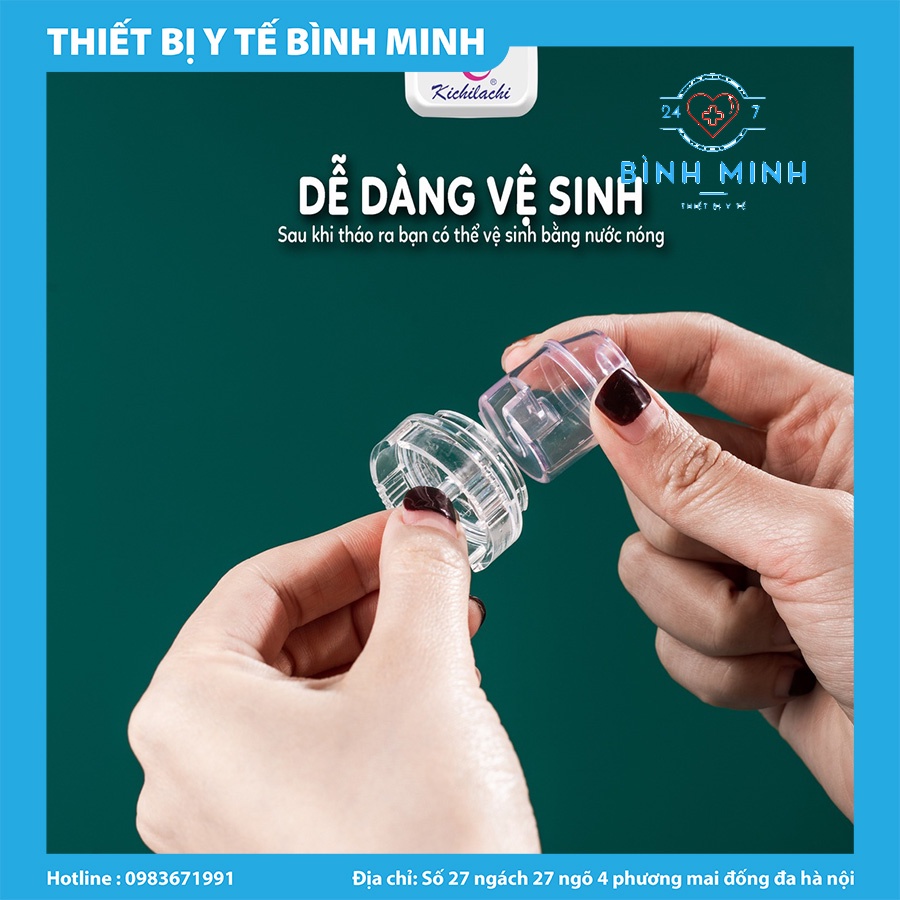 Máy hút mũi cho trẻ sơ sinh,máy hút mũi Kichilachi dành cho bé có màn hình cảm biến, bảo hành 6 tháng