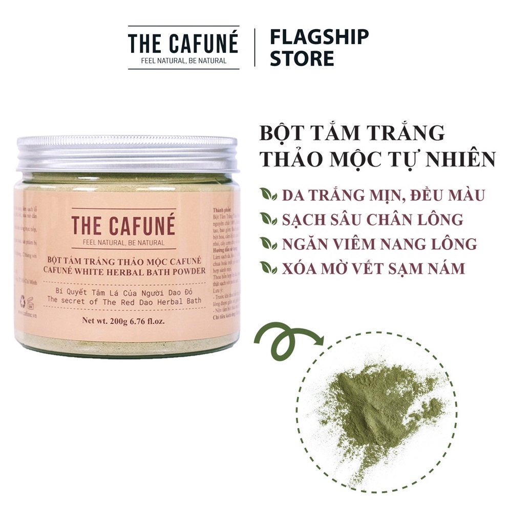 Combo Trắng Hoàn Hảo The Cafuné bộ ba sản phẩm trắng hoàn hảo không tì vết, mịn da ngừa viêm nang lông 400ml