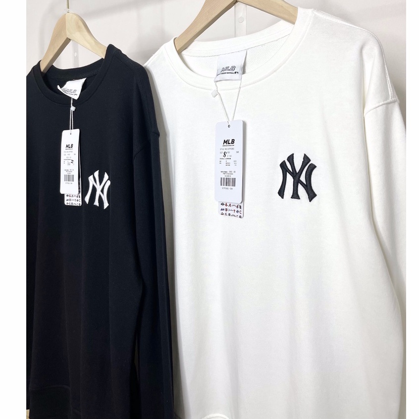 Set bộ thun nỉ sweater NY MLB xuất xịn bộ đùi dài tay vnxk nỉ da cá