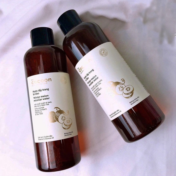 Nước tẩy trang bí đao Cocoon 500ml dành cho da dầu, da mụn - Cocoon nước tẩy trang