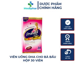 Viên uống bổ bầu PRONATAL DHA bổ sung dưỡng chất cho mẹ và bé (TÍM) - Hộp 30 viên