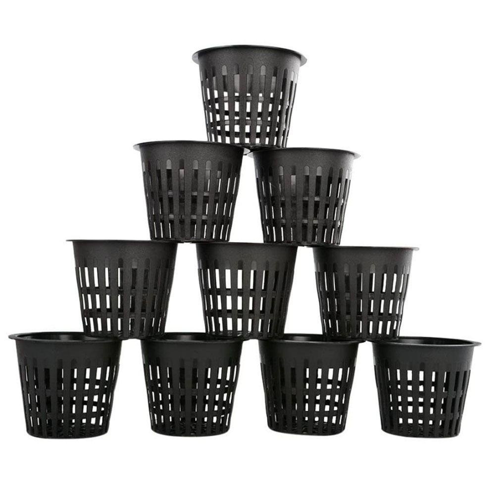 Set 10 Chậu Trồng Cây Thủy Canh Bằng Lưới Không Cần Đất Mới