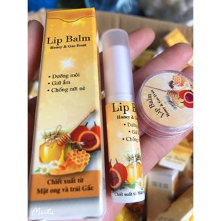 Thỏi son dưỡng Gấc, hũ dưỡng Gấc, Beauty lip, Rose, Lipstick, kích màu Thần Thánh cho môi sau xăm
