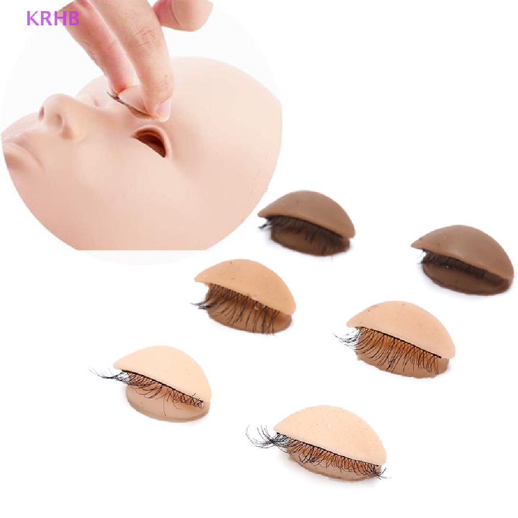 1 Cặp Dụng Cụ Hỗ Trợ Tập Nối Mi Giả Có Thể Tháo Rời Mới