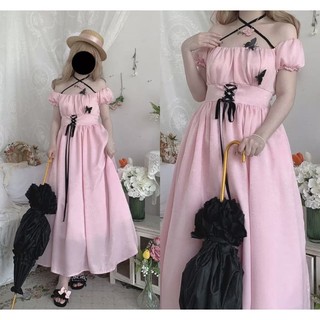 Đầm/váy phong cách tiểu thư cổ điển dài hãng Sleepdoll (hàng sẵn)