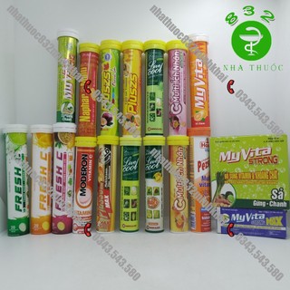 Viên sủi myvita , fresh c , pluszs , cmulti ích nhân, livecool , napha multi đủ loại -