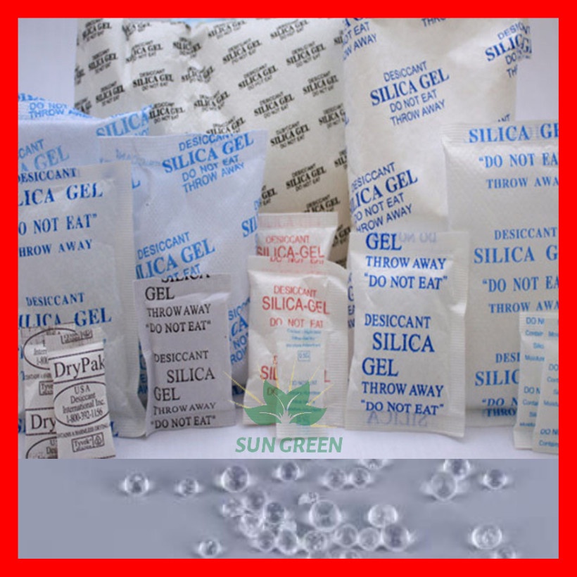 [GIÁ XƯỞNG] 100g Gói hút ẩm mốc, khử mùi Silicagel - Túi hút ẩm cho giày dép, quần áo, thực phẩm, dược,chống ẩm mốc