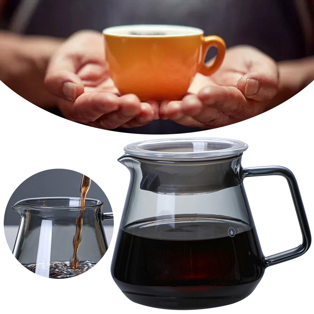 Shamjina Bình Pha Cà Phê Bằng Kính Chất Lượng Cao