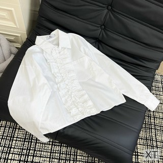 Áo sơ mi chace nẹp bèo full tag