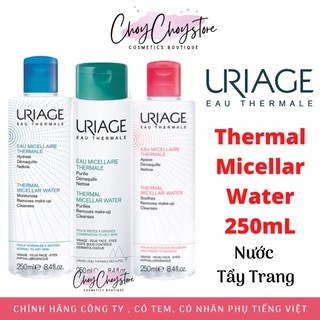 [TEM CTY] URIAGE Eau Thermale Micellar Water 100ML & 250ML - Nước Tẩy Trang Uriage (4 loại PIF, PMG, PNS, PSF)