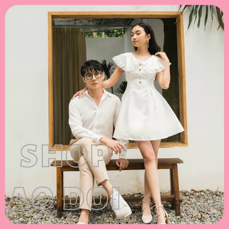 Đồ đôi nam nữ  dễ thương, chất đẹp để chụp hình cưới, đi du lịch