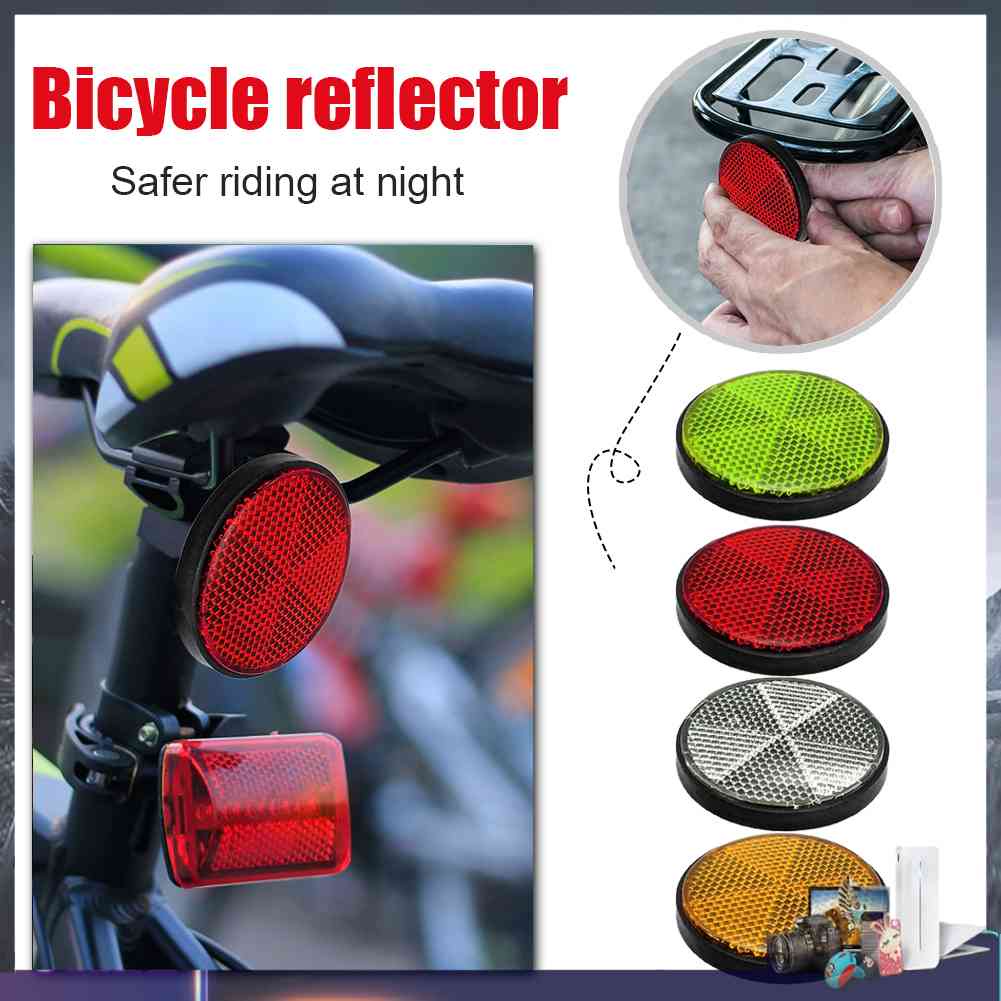 Miếng Dán Phản Quang Cảnh Báo An Toàn Bằng Nhựa Cho Xe Máy / Xe Đạp