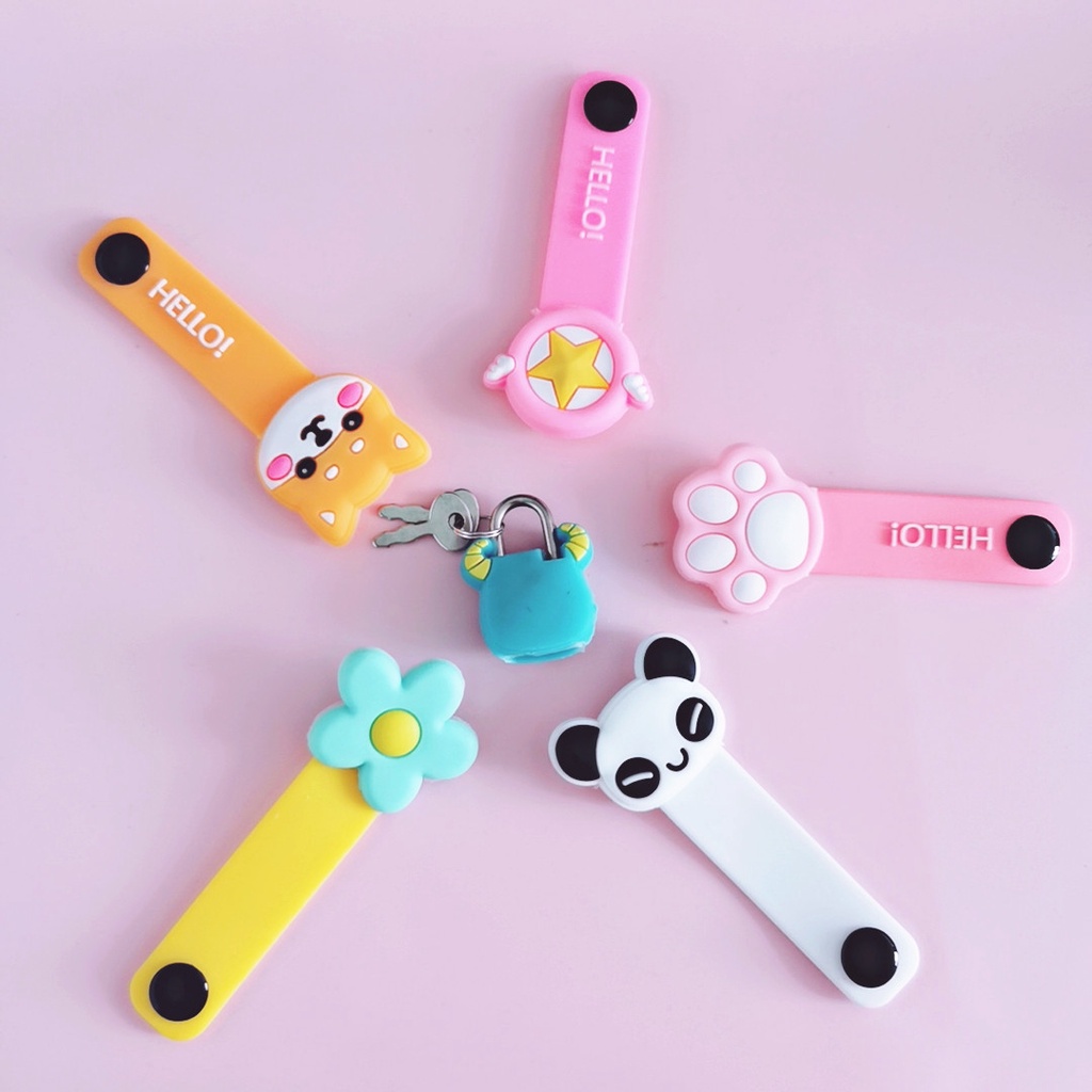 Dụng Cụ Quấn Dây Cáp Sạc / Tai Nghe Hình Hoạt Hình Sáng Tạo Dễ Thương