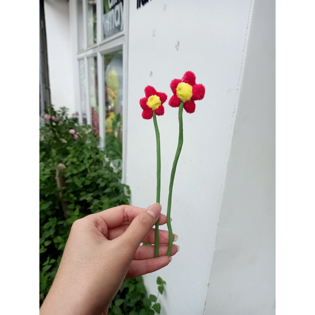 Hoa Nhí dễ thương, thân 15cm - gấu bông đình may