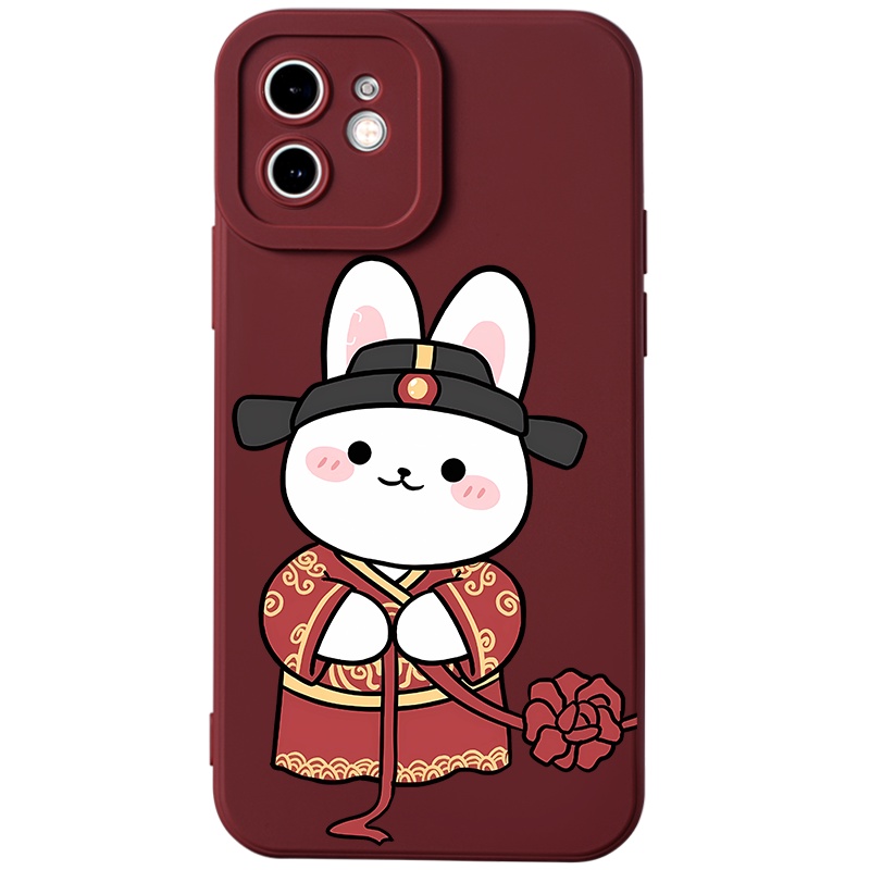 Ốp lưng JURSUE mềm hoạt hình cặp đôi dễ thương đẹp nam nữ Cho iPhone 14 13 12 11 Pro Max SE 2020 X XR XS 8 7 ip 6S 6 Plus Y2859