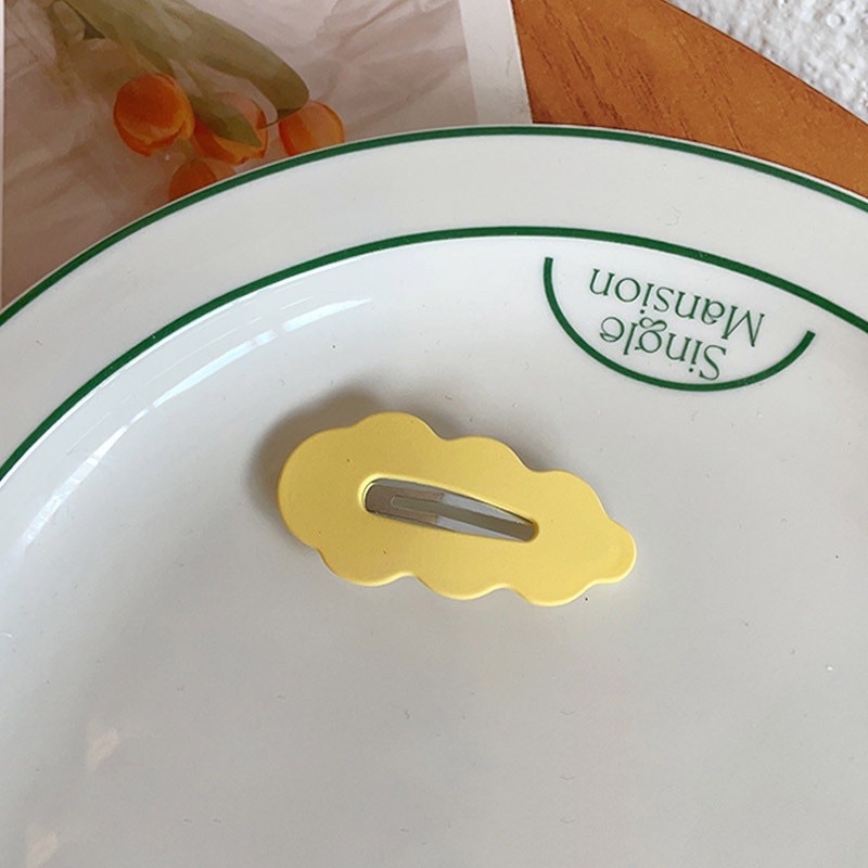 Kẹp tóc hình đám mây màu sắc ngọt ngào phong cách hàn quốc