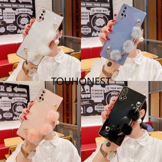 Ốp ĐiệN ThoạI Dễ Thương Cho Casing Huawei Honor V30 Pro Case Honor V20 Case Honor V40 Case Honor X40 Case Honor X40i Case Honor 10 Lite Case Honor 20 New Cute Softcase Plush Ball Pendant Phone Cover Case