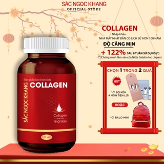 Collagen Sắc Ngọc Khang thế hệ mới 100% nguyên liệu nhập khẩu từ Nhật Bản