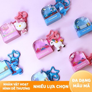 Dấu móc khóa pha lê trong