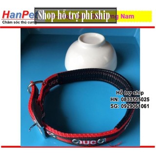 Hỗ trợ Ship- Vòng cổ cho chó 15-25kg, Kiểu dây lưng NAM, loại có đệm cổ (sunzin 331)