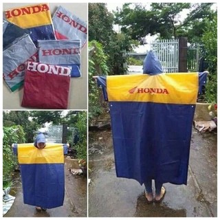 Áo mưa cánh dơi logo honda giá sỉ