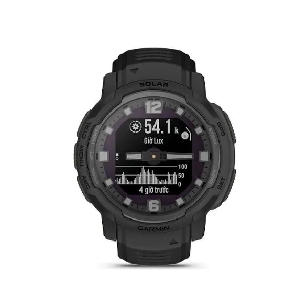 Đồng hồ thông minh Garmin Instinct Crossover Solar Tactical - Hàng chính hãng Garmin Việt Nam