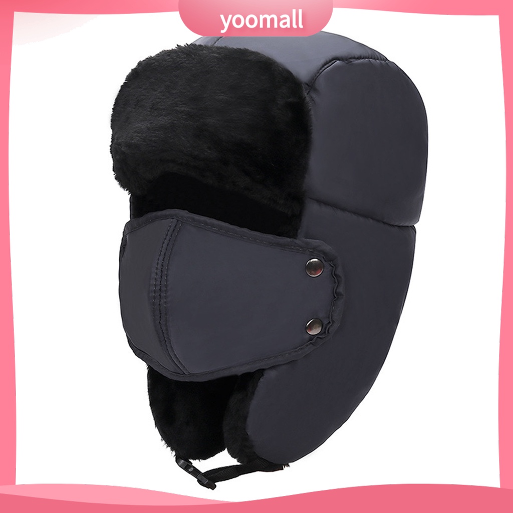 Nón Lông Dày Che Tai Giữ Ấm Chống Gió Cho Nam Nữ