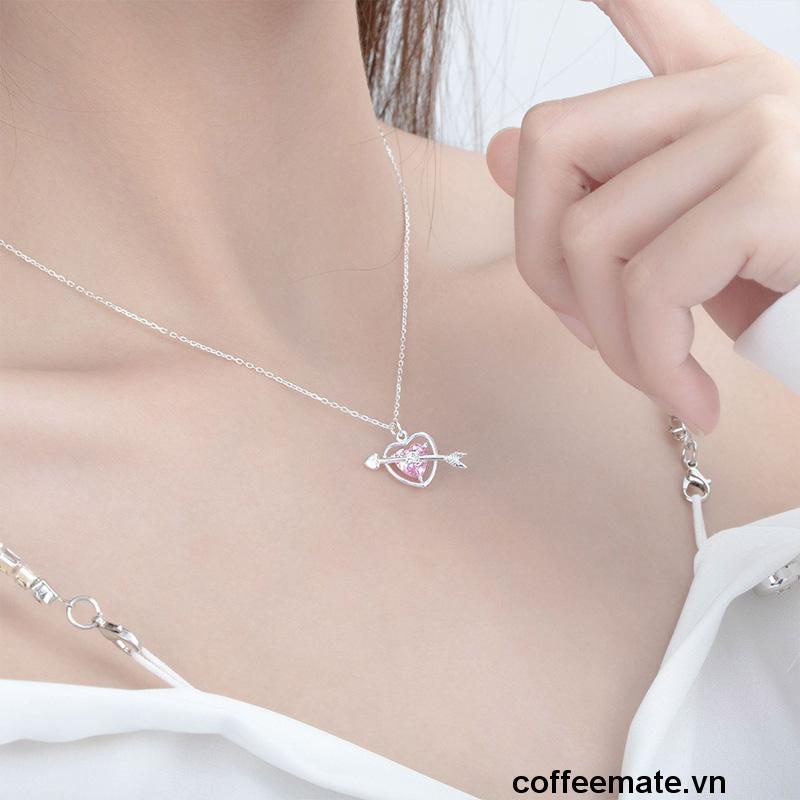【coffeemate】⚡ Dây chuyền nữ Madeline V54 mặt trái tim kiểu mới tuyệt đẹp