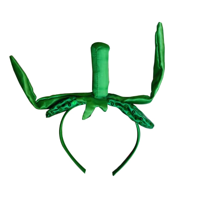 Flgo Mardi Grashardband Băng Đô Màu Xanh Lá Cây Lấp Lánh