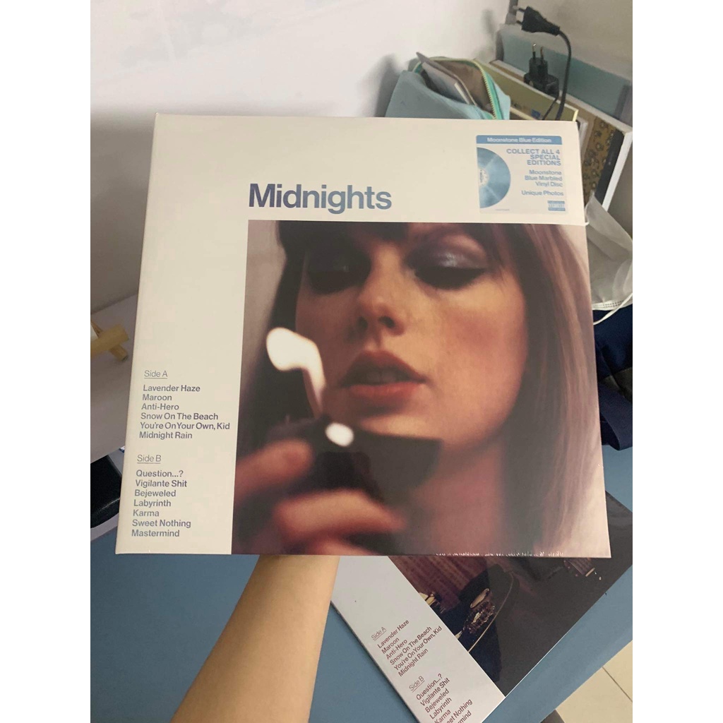 Đĩa than Vinyl Midnight, Reputation Taylor Swift Full seal - MoonStone & Bloodmoon Edition