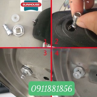 Van xả phụ nồi áp suất điện, van hơi nồi áp suất điện, gioăng nắp…