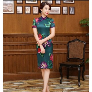 Sườn xám thượng hải 2hand, giao hàng ngẫu nhiên.