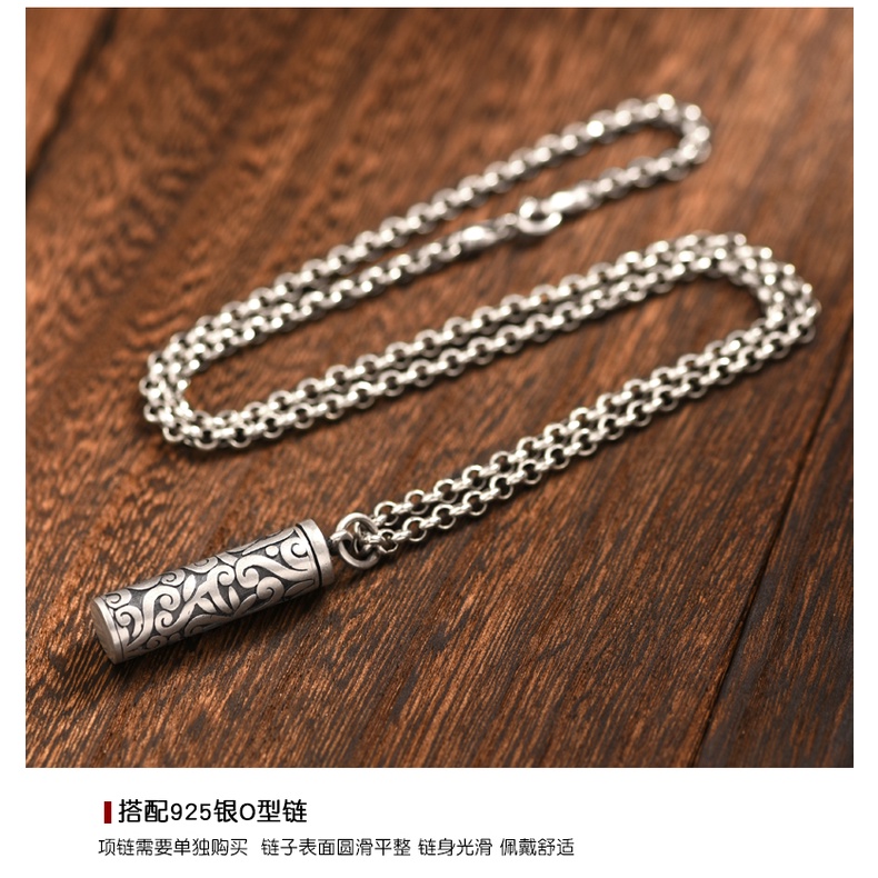 Mặt Dây Chuyền Bạc 99 Có Thể Mở Ra Dành Cho Nam Và Nữ