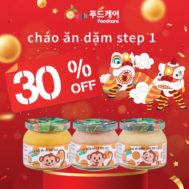- DATE 06/2023 CHÁO ĂN DẶM HÀN QUỐC THE CLE (NHIỀU VỊ) Foodcare VN
