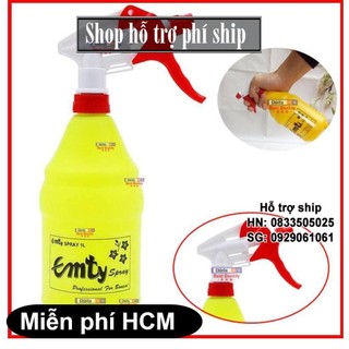 Hỗ trợ Ship-  -Bình phun sương bằng nhựa cao cấp  (Bình 1 lít ) - Bình bơm tay / Bình tưới cây cảnh, bình xịt phun sương
