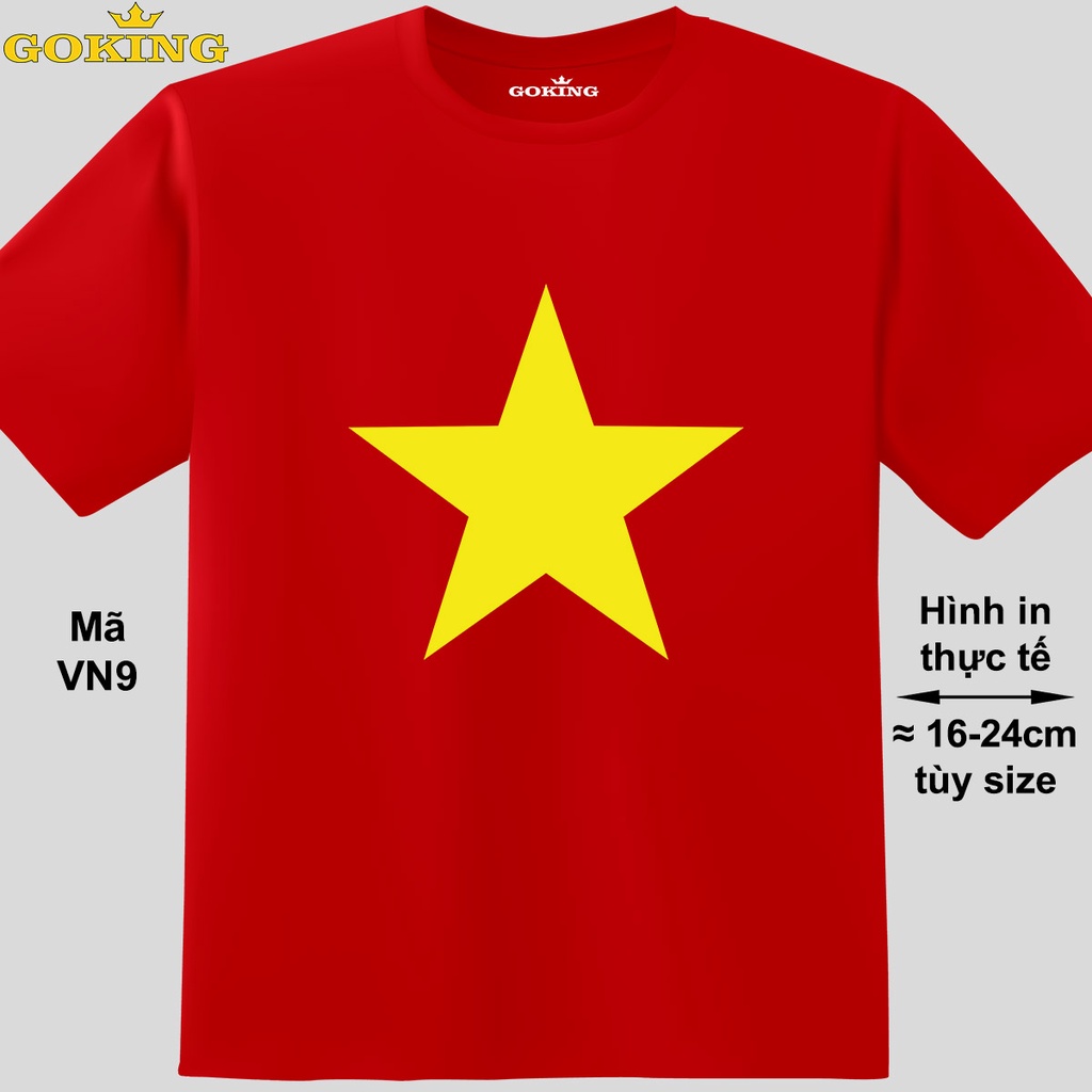 Áo thun Việt Nam, loại tốt. Áo phông Goking hàng hiệu, form unisex cho nam nữ, trẻ em, đồng phục đội nhóm, công ty