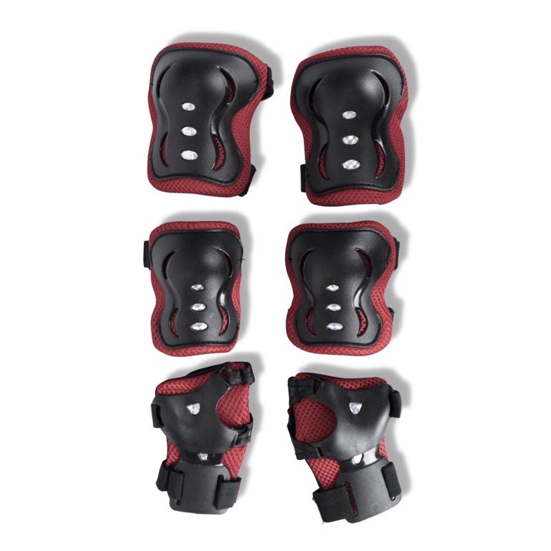 Set bộ bảo hộ trượt patin dày đẹp cho bé, bộ bảo vệ tay chân đi xe đạp, ván trượt, scooter 19-35kg