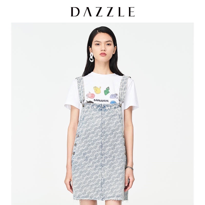 Đầm yếm jeans Dazzle