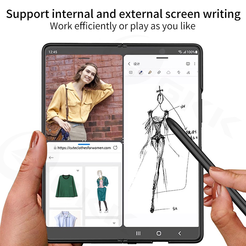 Bút Viết Điện Dung Bằng Hợp Kim Nhôm Cho Samsung Galaxy Z Fold 4 3 2 Galaxy Z Fold4 3 2