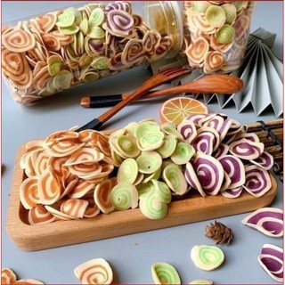 [freeship đơn từ 50k+big sale]BÁNH TAI HEO NHÍ MIX 3 vị bánh tuổi thơ kusn_store