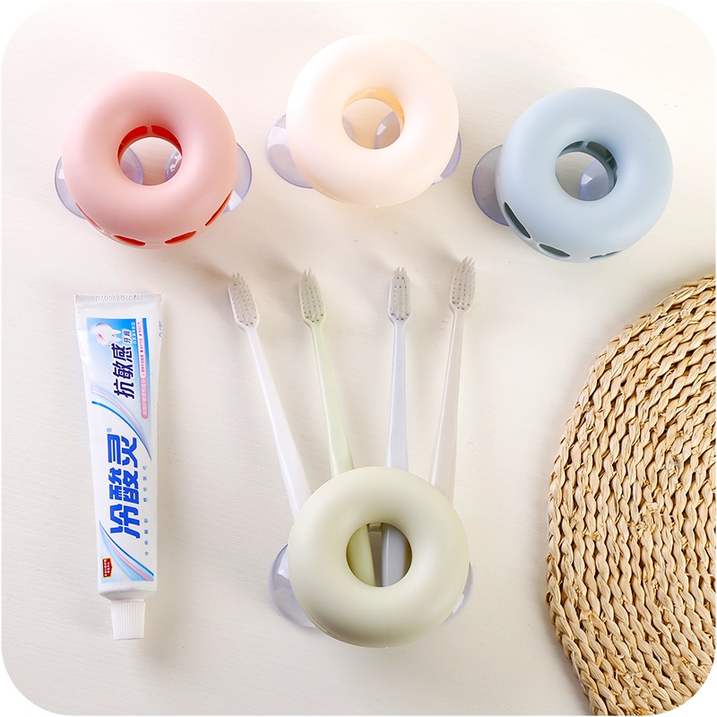 Giá Treo Bàn Chải Đánh Răng 3 In 1 KIỂU TRÒN