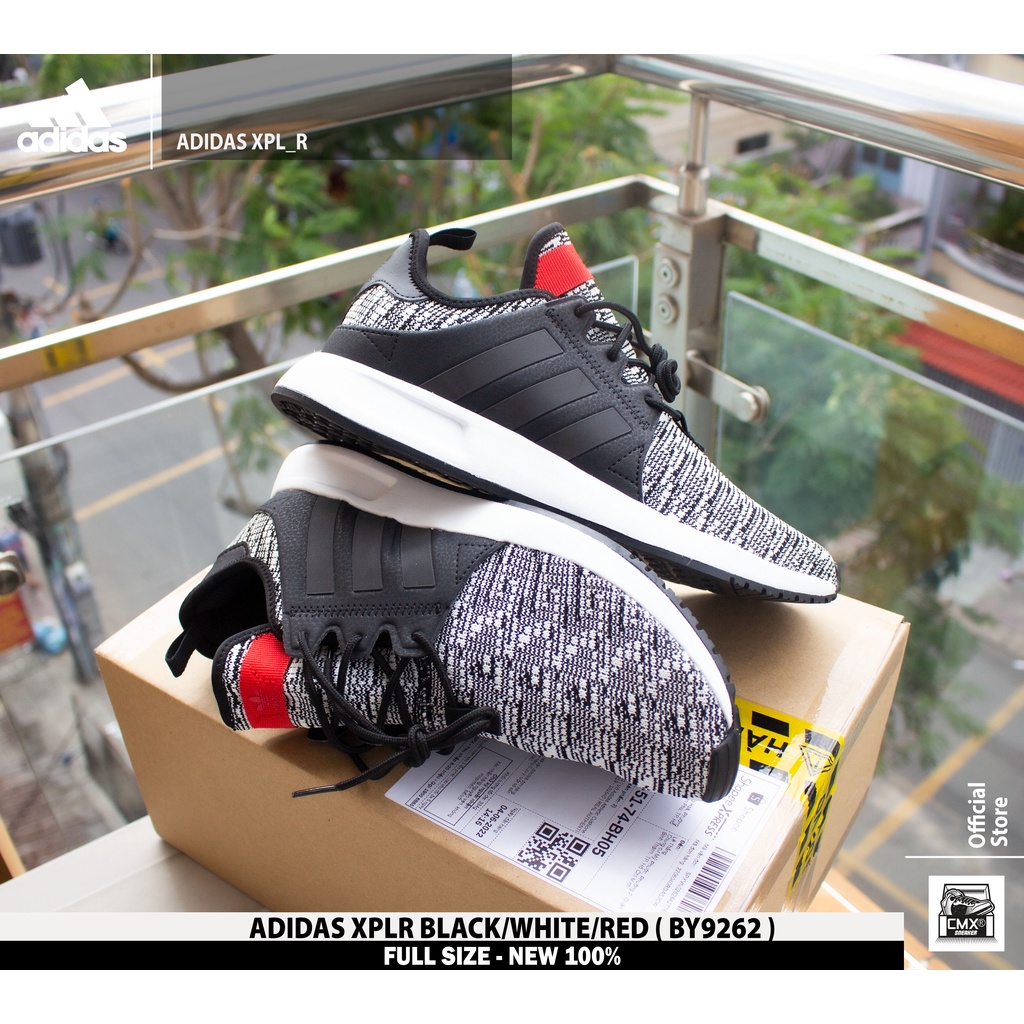😘  Giày 𝘼𝒅𝙞𝒅𝙖𝒔 XPLR Black/White/Red  - REAL AUTHENTIC 100%