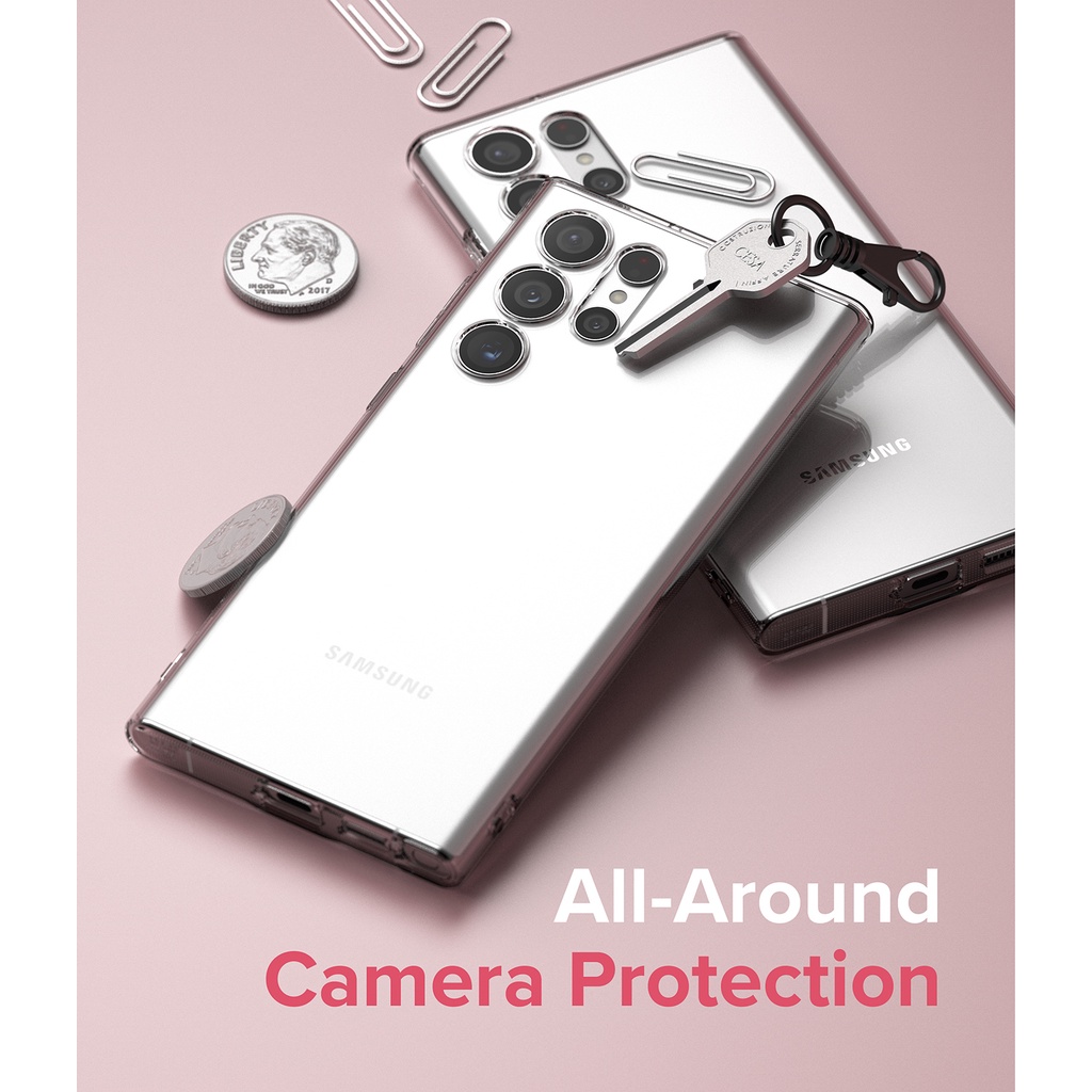 Ốp điện thoại Ringke Air TPU mềm dẻo cho Galaxy S22 Ultra