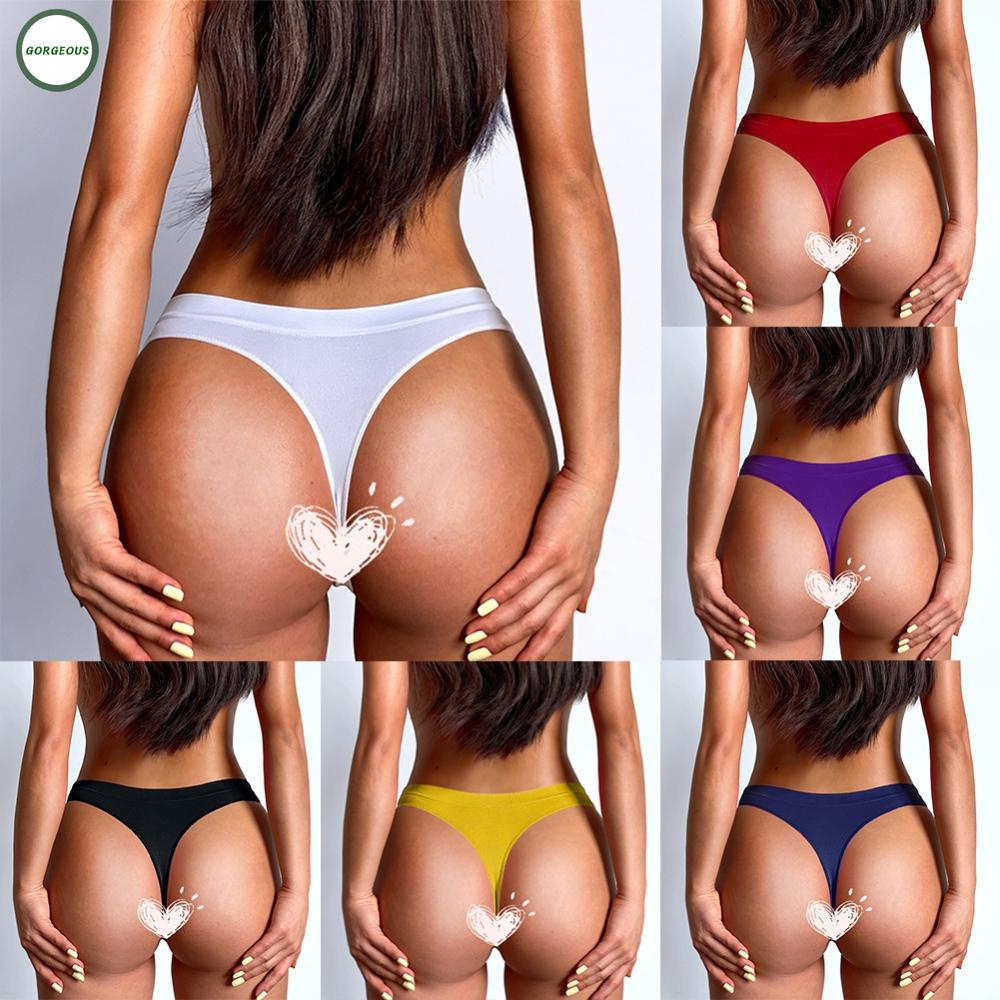 GORGEOUS~Womens Sexy G-String Thongs Panties High Cut Briefs Underwear Seamless T Pants