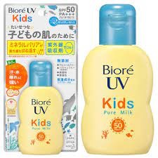 Sữa Chống Nắng Cho Bé Biore UV Kids Pure Milk SPF50+