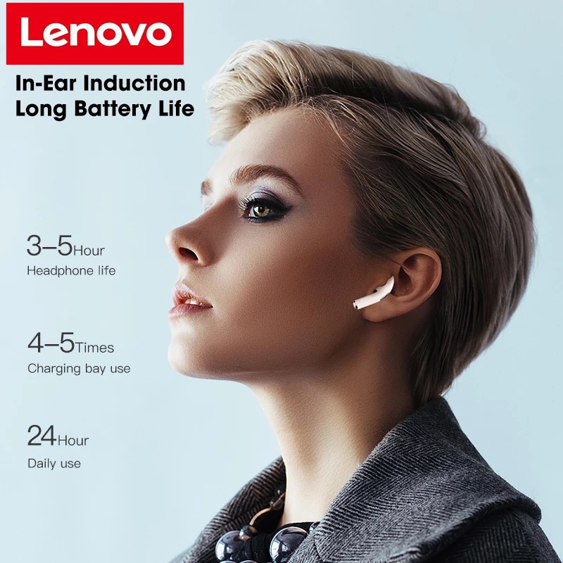 Tai Nghe Nhét Tai Thể Thao Bluetooth Không Dây Cảm Ứng HD Kèm Mic Lenovo QY3