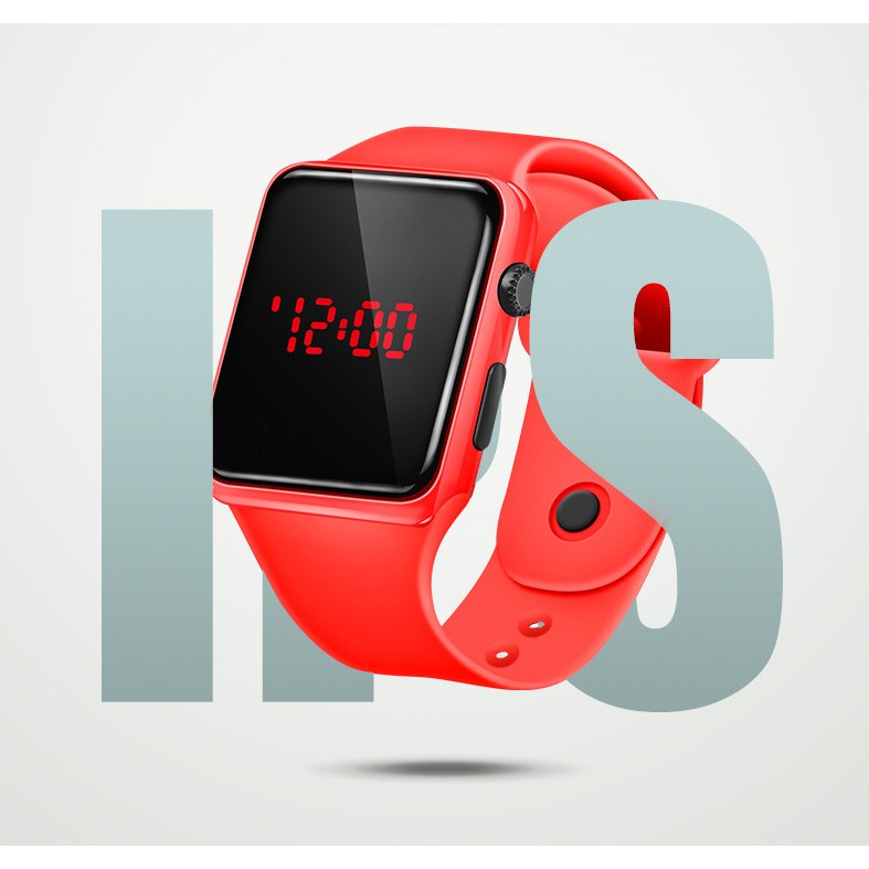 Đồng Hồ led Điện Tử Mặt Vuông Z9LD Thời Trang Cho Cặp Đôi