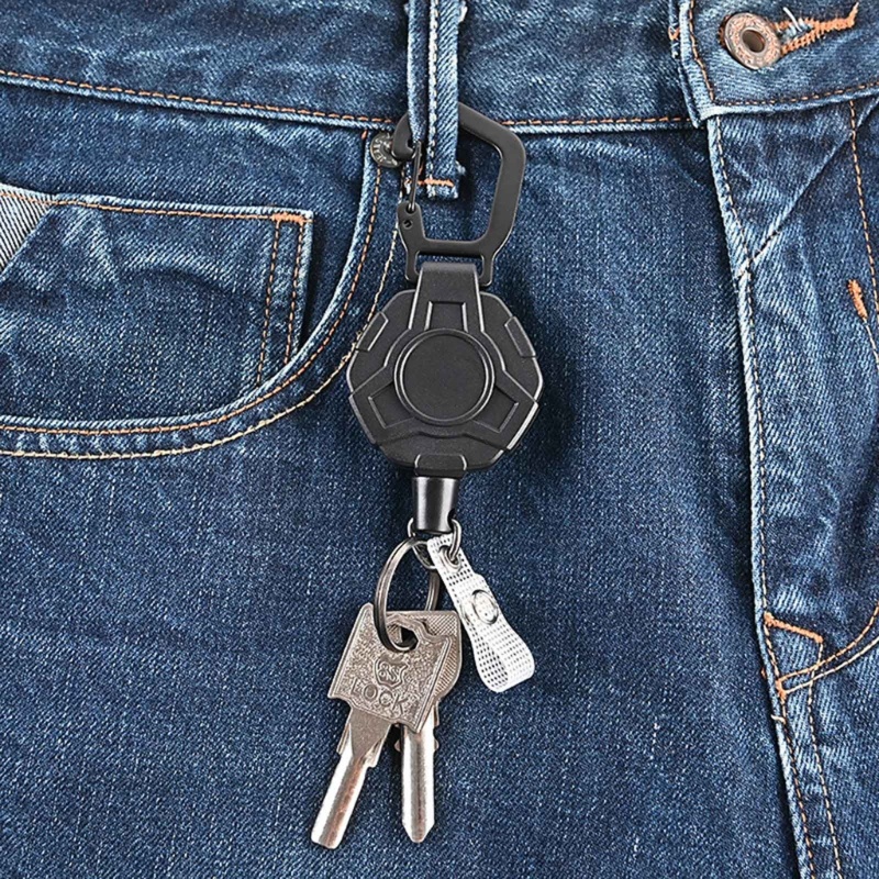 Giá Đỡ Móc Chìa Khóa Bằng Thép Có Thể Thu Gọn Chống Trộm Tiện Dụng