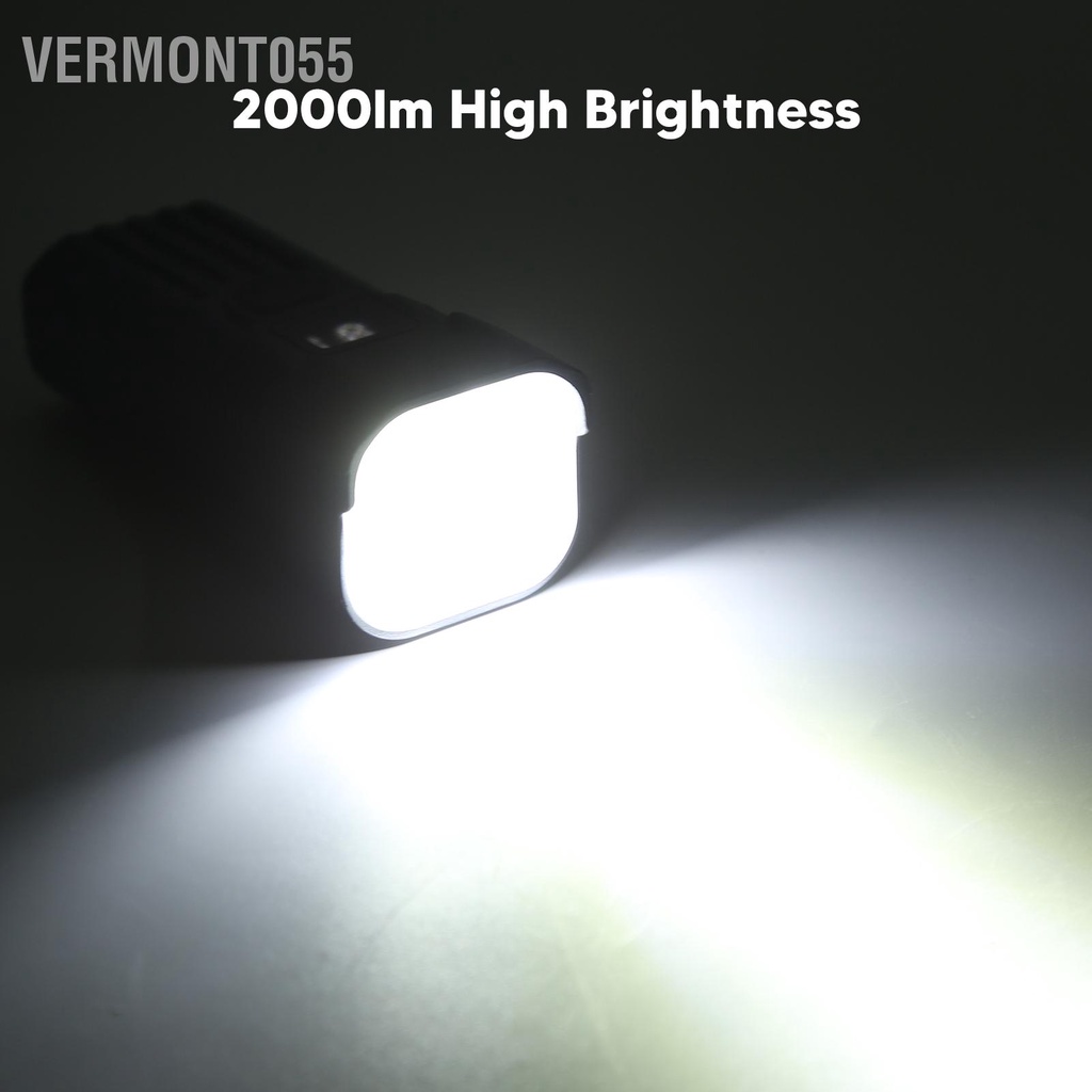 Có thể bán buôn Đèn Pha Xe Đạp LED Chống Nước IP65 Trước Siêu Sáng Sạc USB Cho Đi Vermont055 Hàng giao ngay